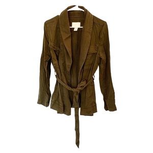 H&M Olive Green Wrap Blazer
